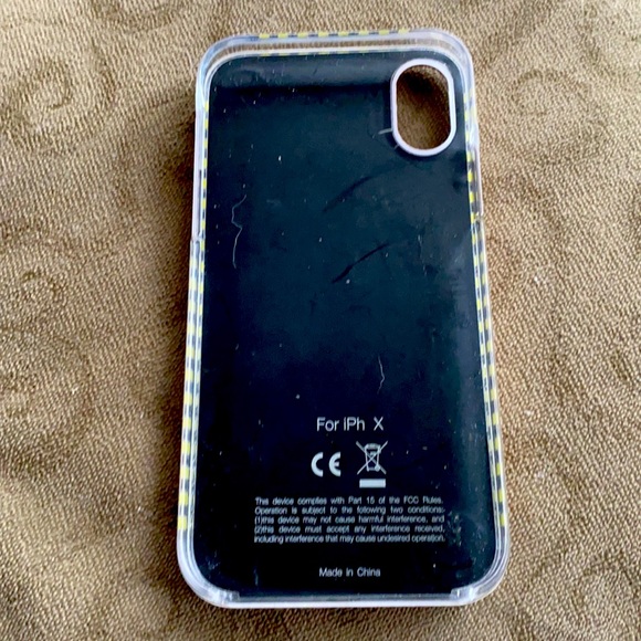 Selfie light, rose gold iPhone X phone case - Picture 2 of 3